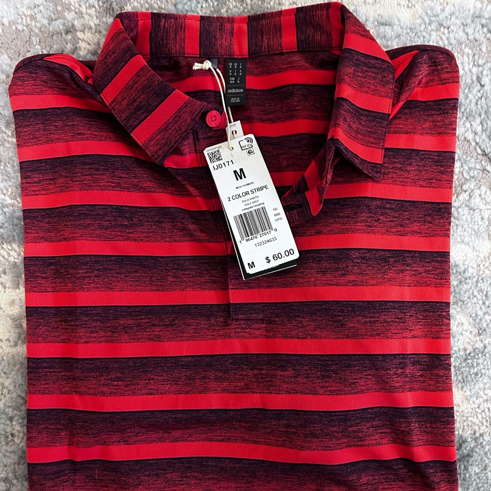 Mens Adidas Golf Shirt - NEW